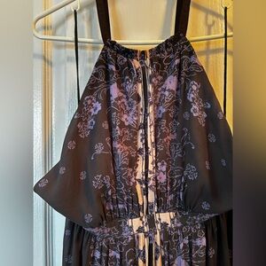 Free People Halter-Style Backless Maxi Dress